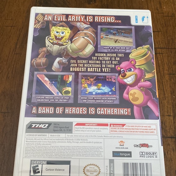 Nicktoons: Attack Toybots - Nintendo Wii Video Game - Picture 3 of 5